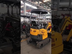 Υδραυλικός εξορυκτικός μηχανισμός 0,8-2 τόνων Μίνι ντίζελ με κινητήρα EPA Euro 5 και χωρητικότητα κουβάς 2,1m3